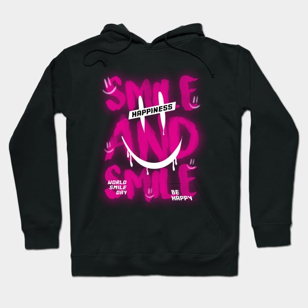 Happiness Hoodie by OlyGhenDan